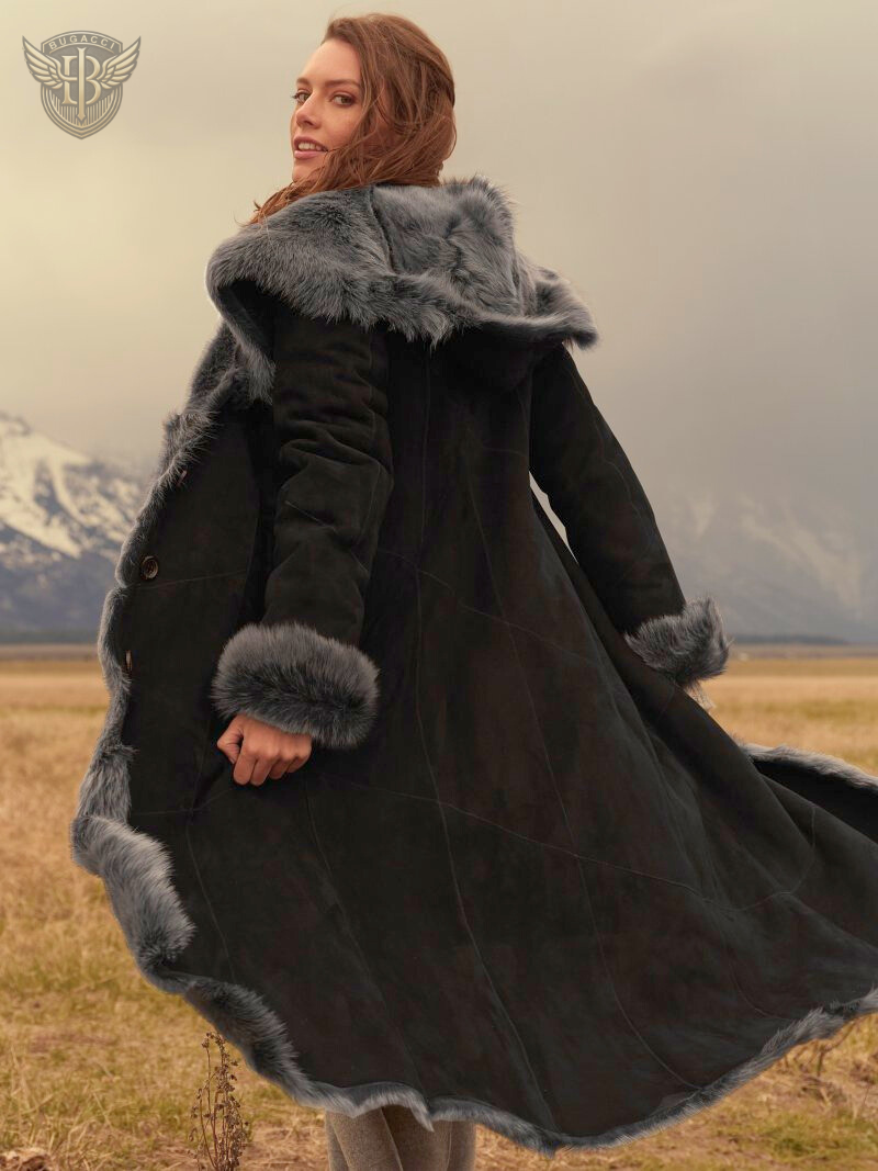Women Black Penny Lane Coat