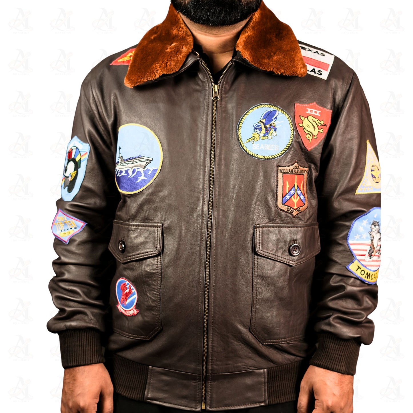 Tom Cruise A2 Maverick Leather Jacket