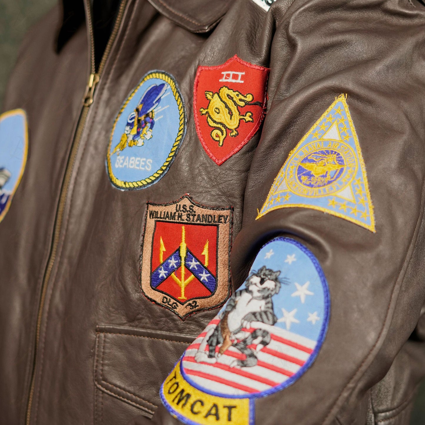 Tom Cruise A2 Maverick Leather Jacket