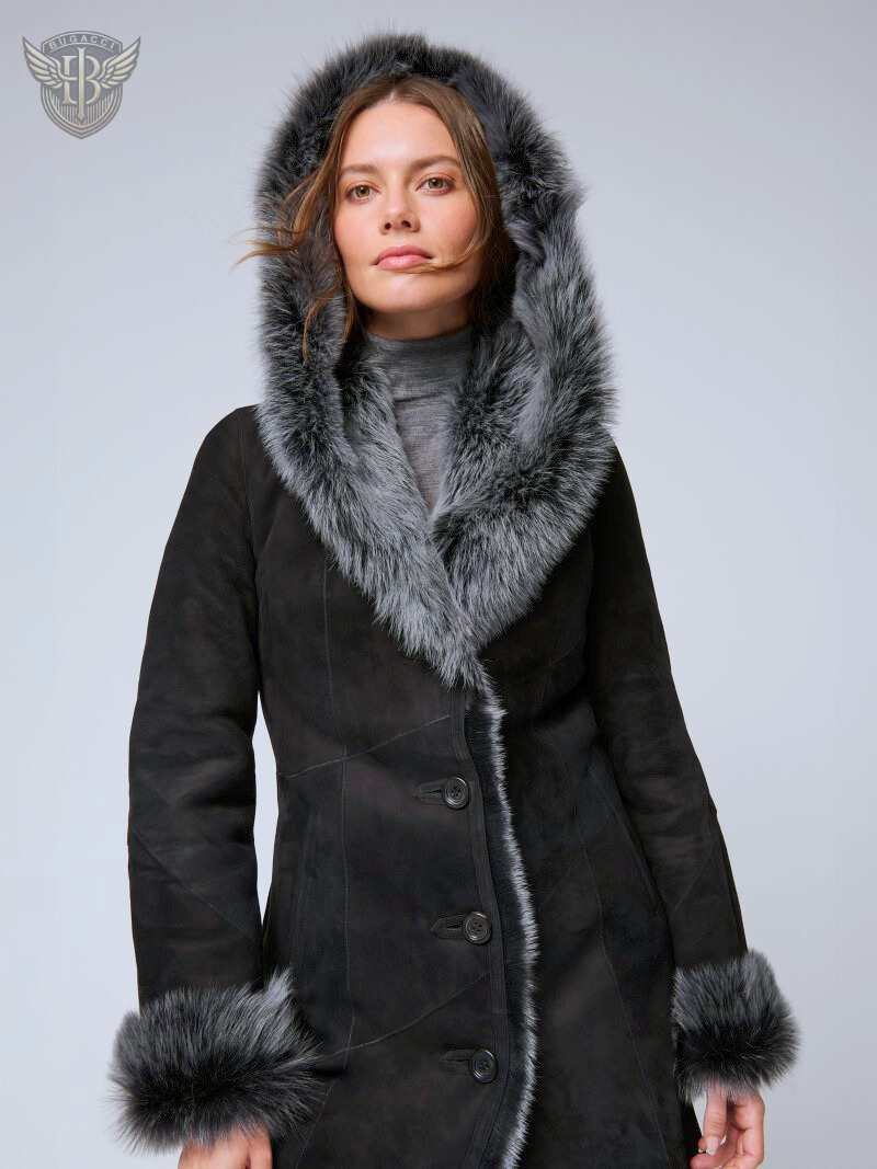 Women Black Penny Lane Coat