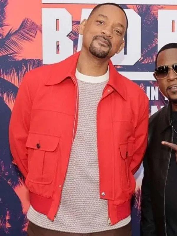 Bad Boys Ride or Die Will Smith Red Jacket