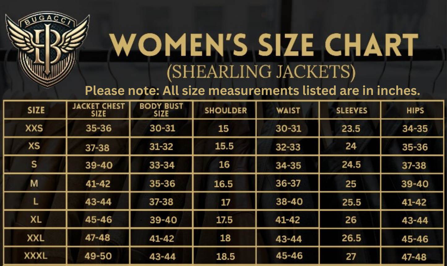 Women's B3 RAF Aviator Shearling Leather Jacket