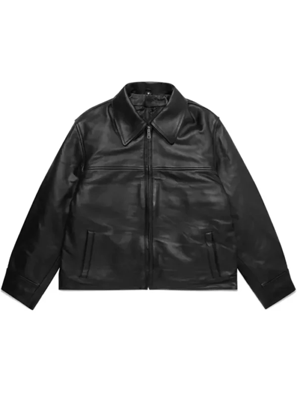 Recreated Black & Brown Leather Jacket