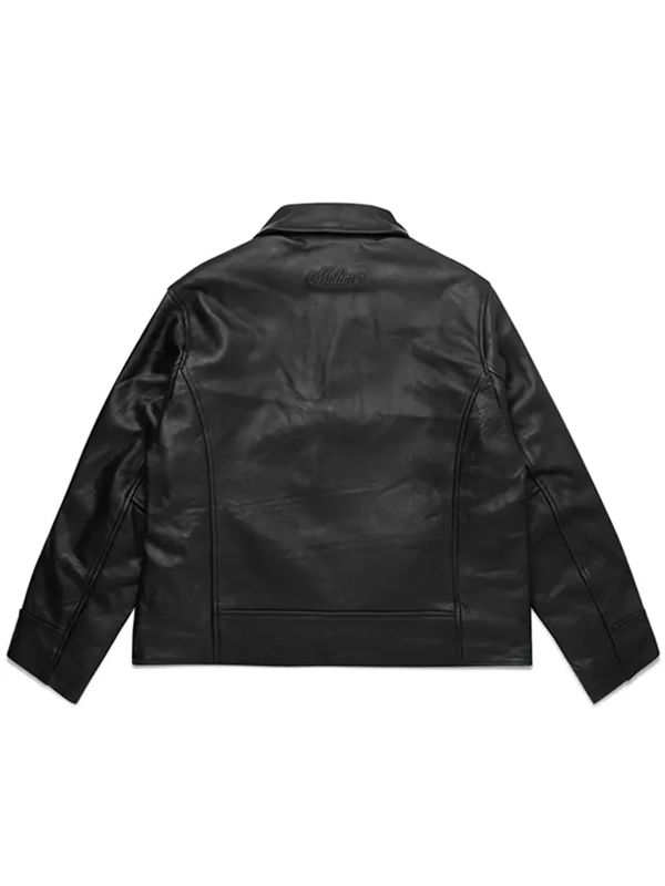 Recreated Black & Brown Leather Jacket