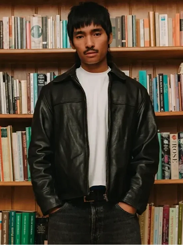 Recreated Black & Brown Leather Jacket
