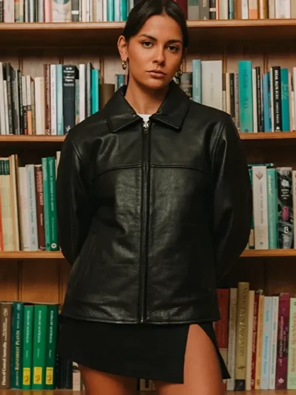 Recreated Black & Brown Leather Jacket