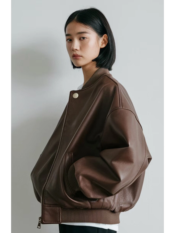 Women’s Vintage Oversized Bomber Jacket