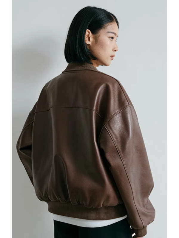 Women’s Vintage Oversized Bomber Jacket