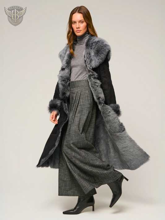 Women Black Penny Lane Coat