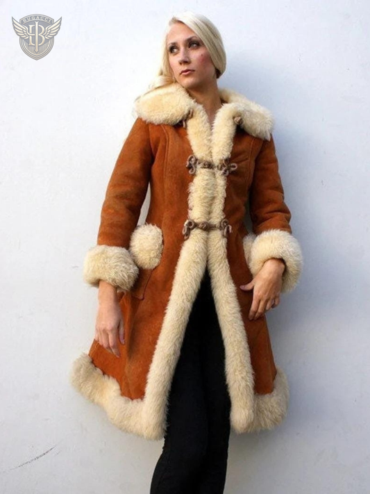 Women Afghan Penny Lane Coat