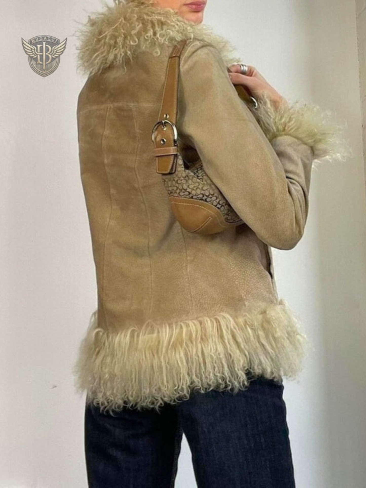 Women Beige Penny Lane Coat