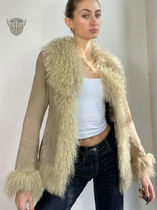 Women Beige Penny Lane Coat