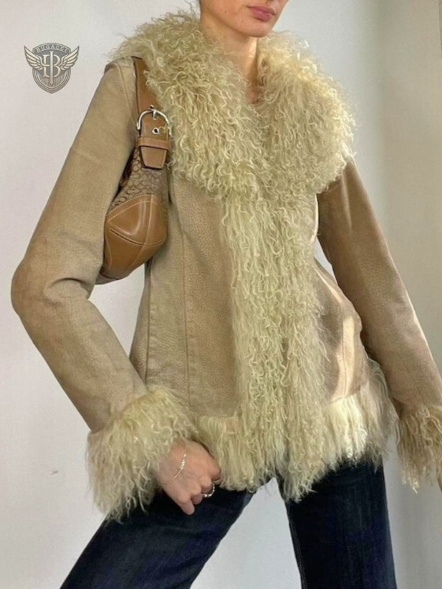 Women Beige Penny Lane Coat