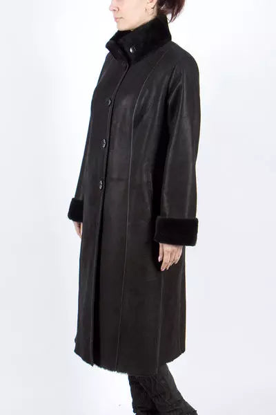 Women Shearling Leather Coat