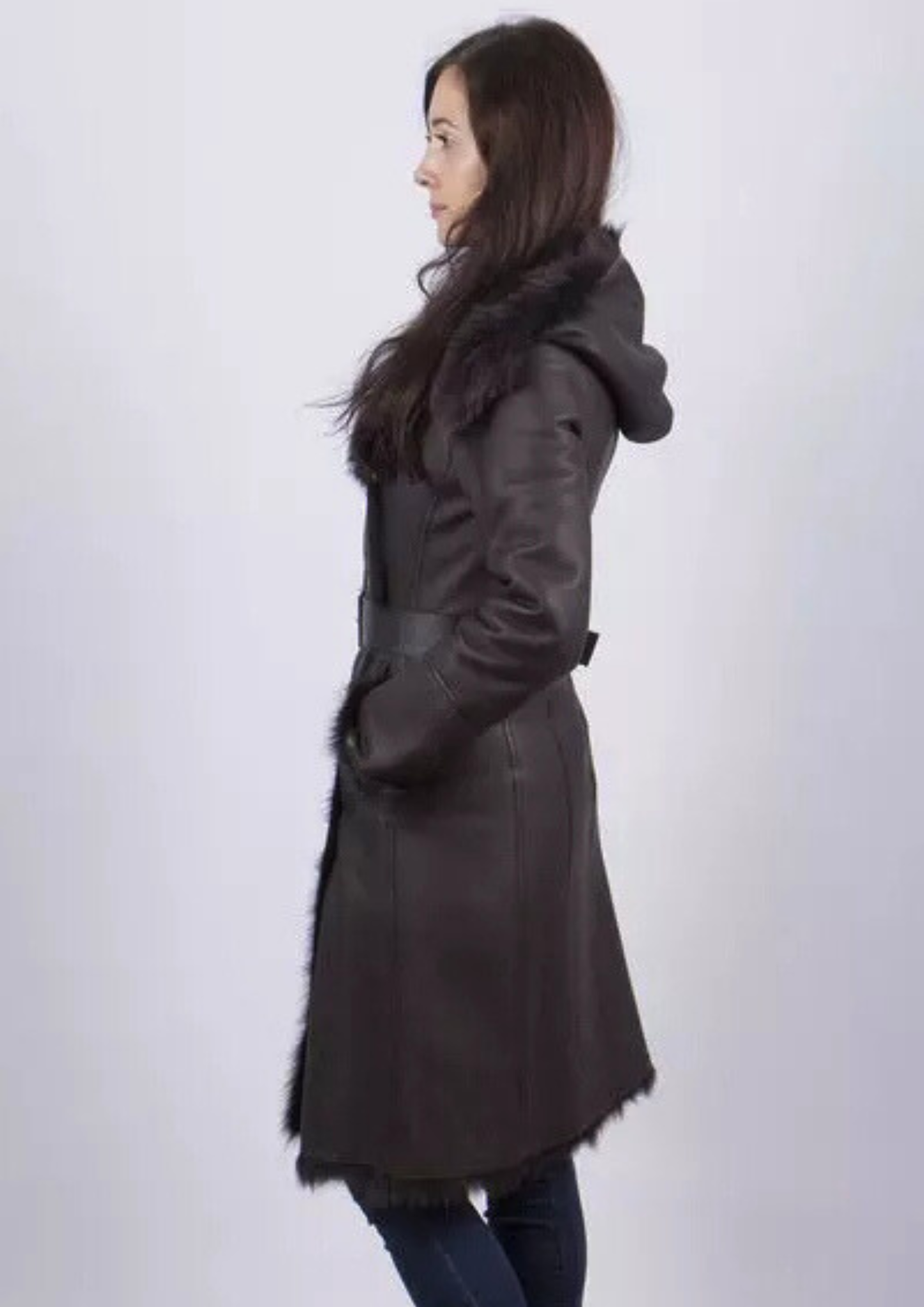 Women’s Real Sheepskin Shearling Coat