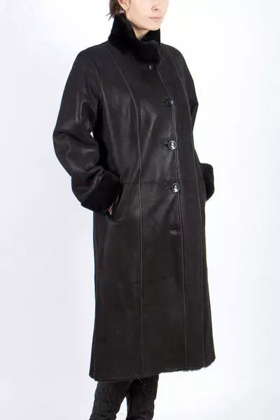 Women Shearling Leather Coat