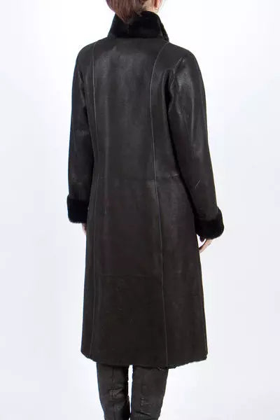 Women Shearling Leather Coat