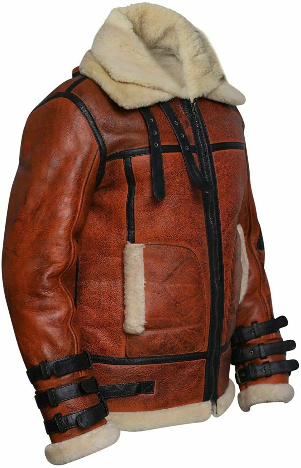 Men's Aviator Leather Jacket