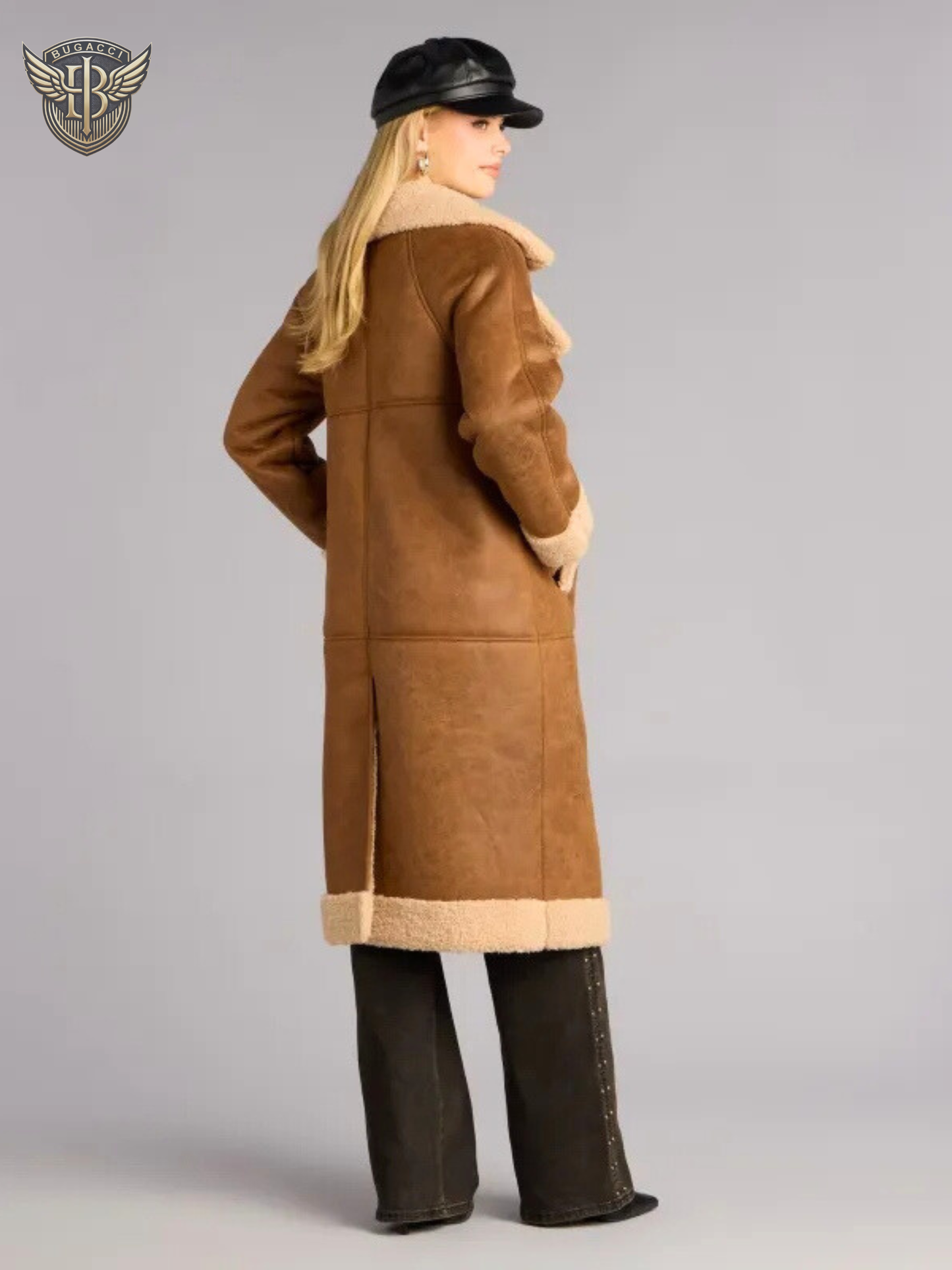 Women’s Brown Sheepskin Shearling Coat
