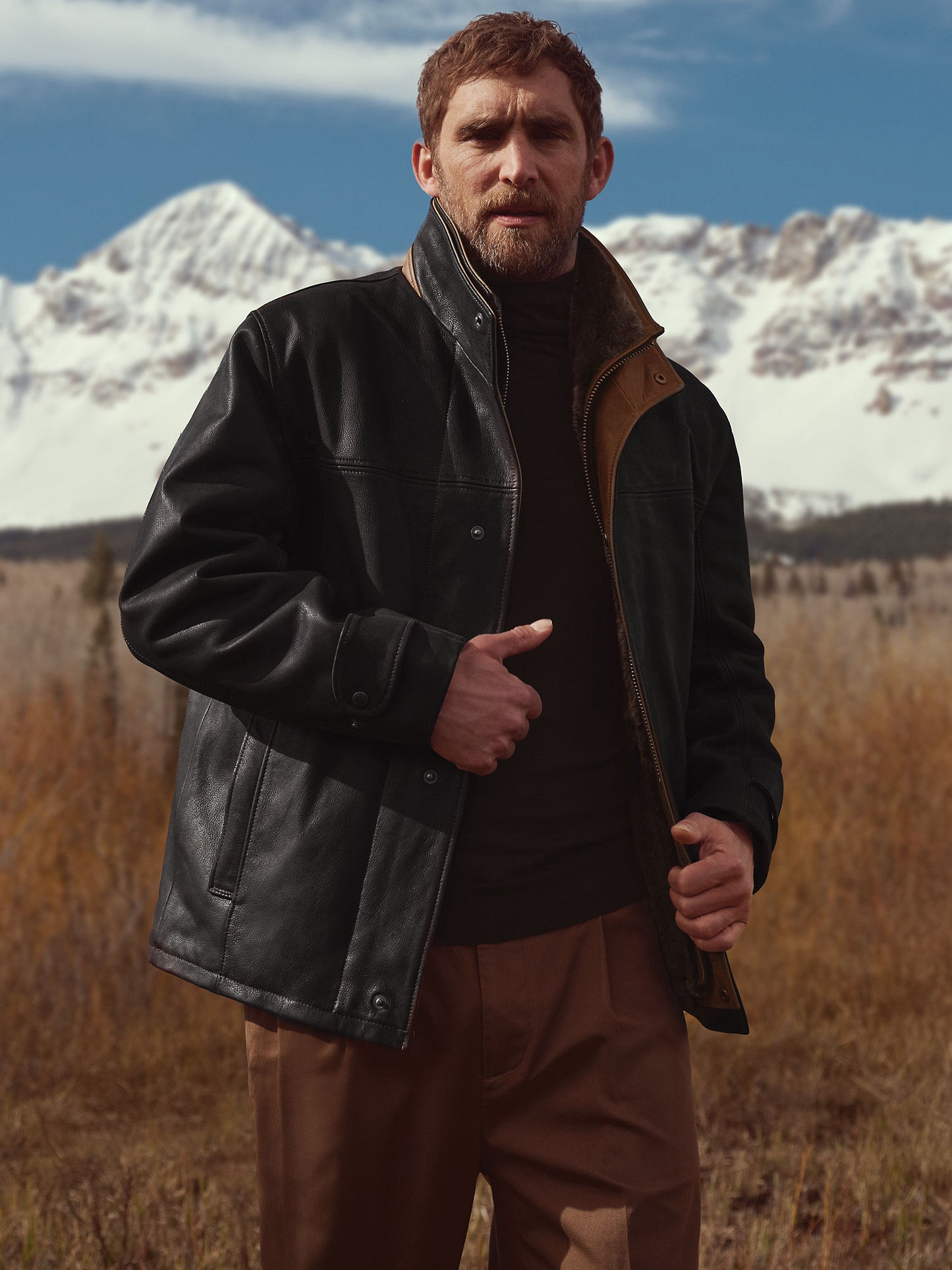 Men Black Jack Leather Jacket