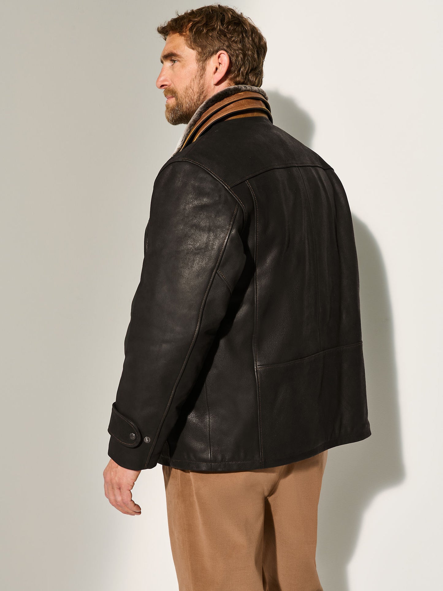 Men Black Jack Leather Jacket