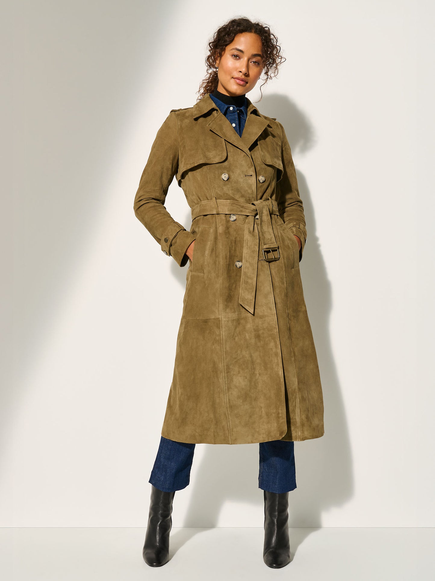 Women Trinity Khaki Trench Coat