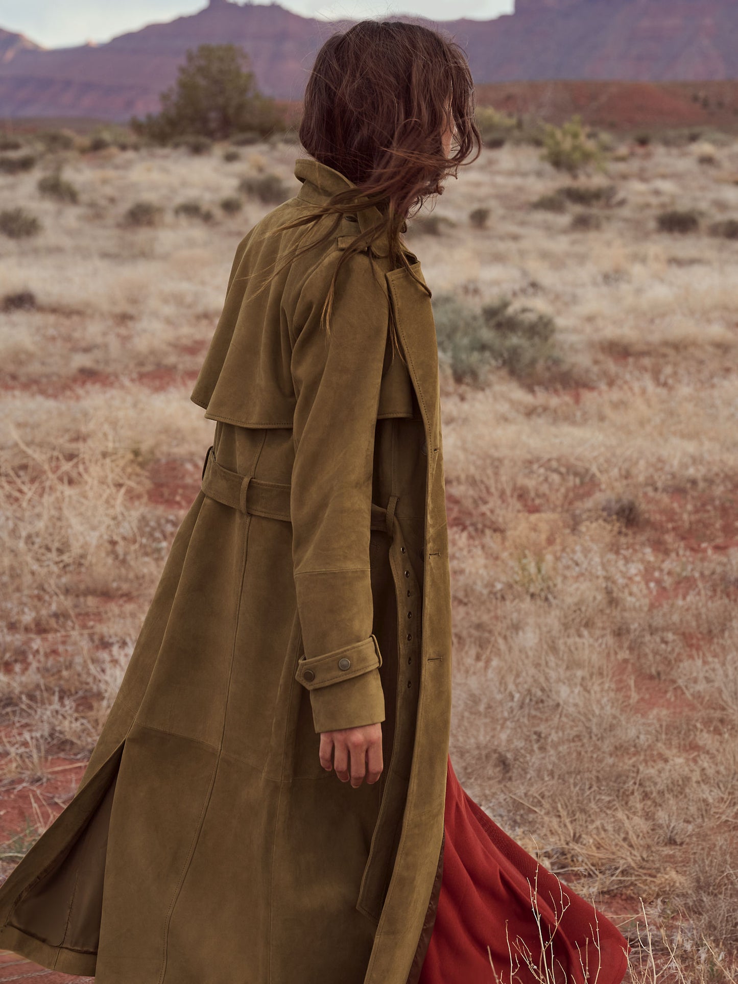 Women Trinity Khaki Trench Coat