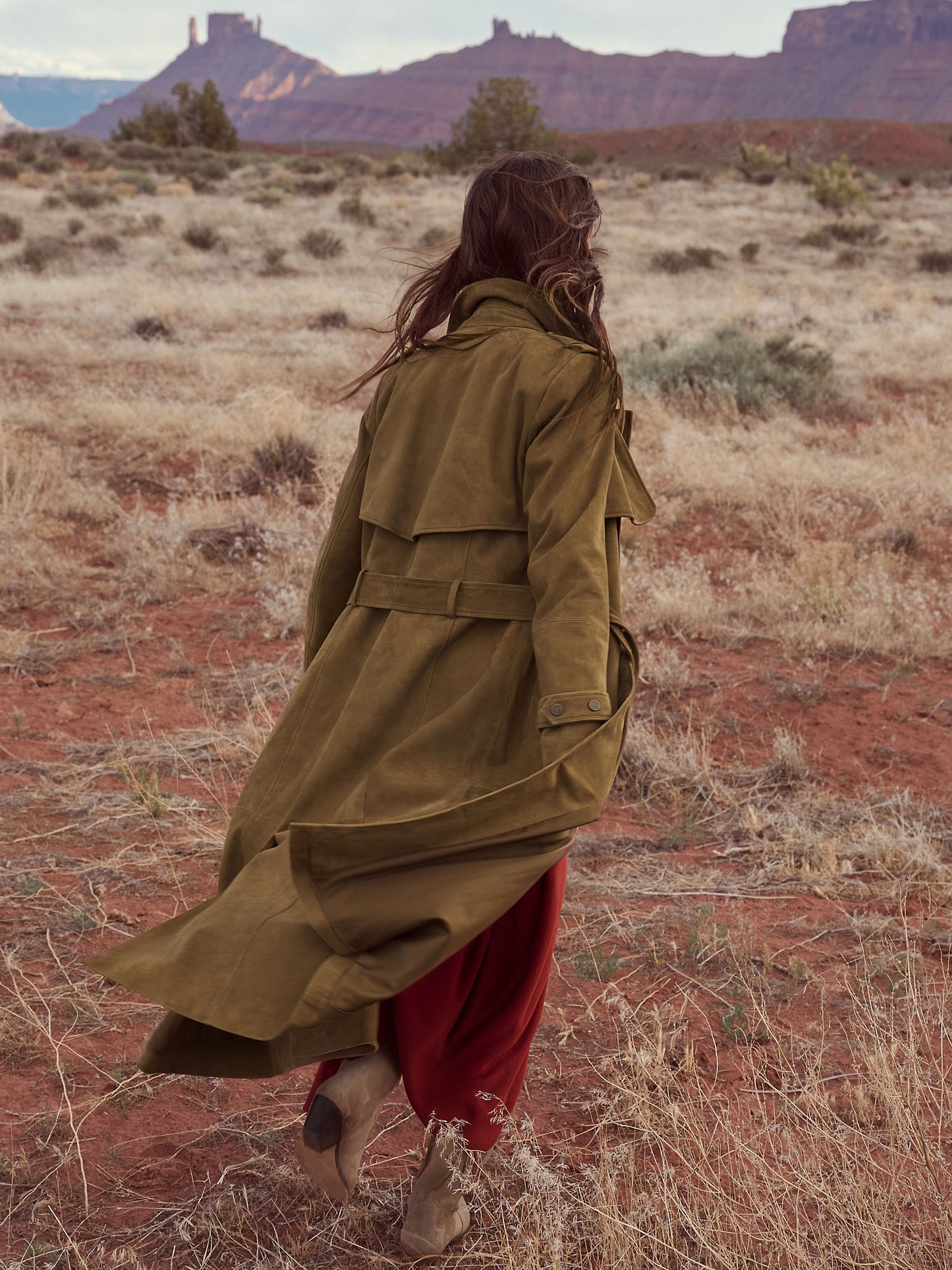 Women Trinity Khaki Trench Coat
